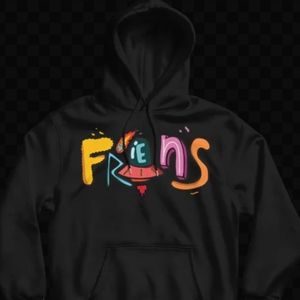 Alien frens nft crypto black discord hoodie